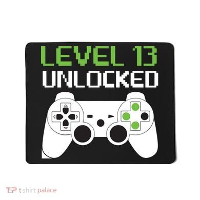 Level 13 Unlocked Teenager Mousepad