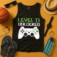Level 13 Unlocked Teenager Tank Top thumb 4