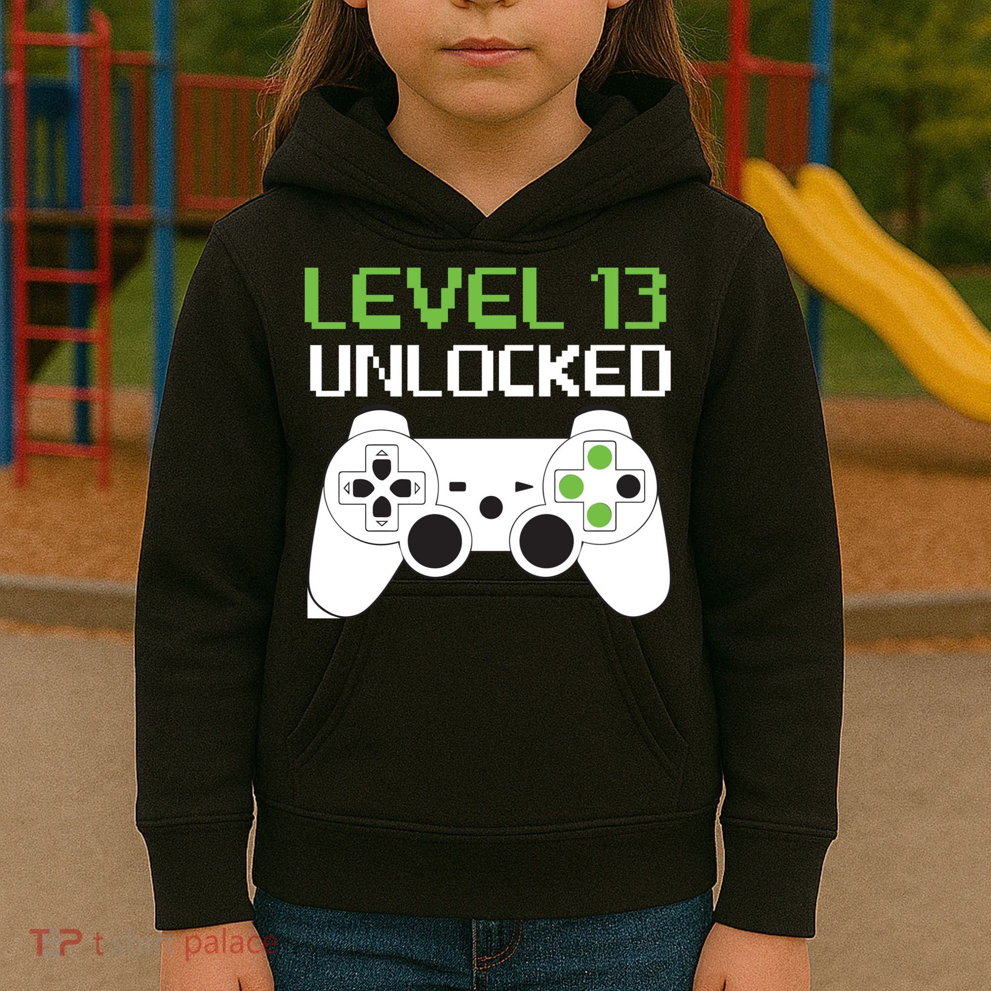 Level 13 Unlocked Teenager Kids Hoodie