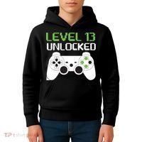 Level 13 Unlocked Teenager Kids Hoodie thumb 4