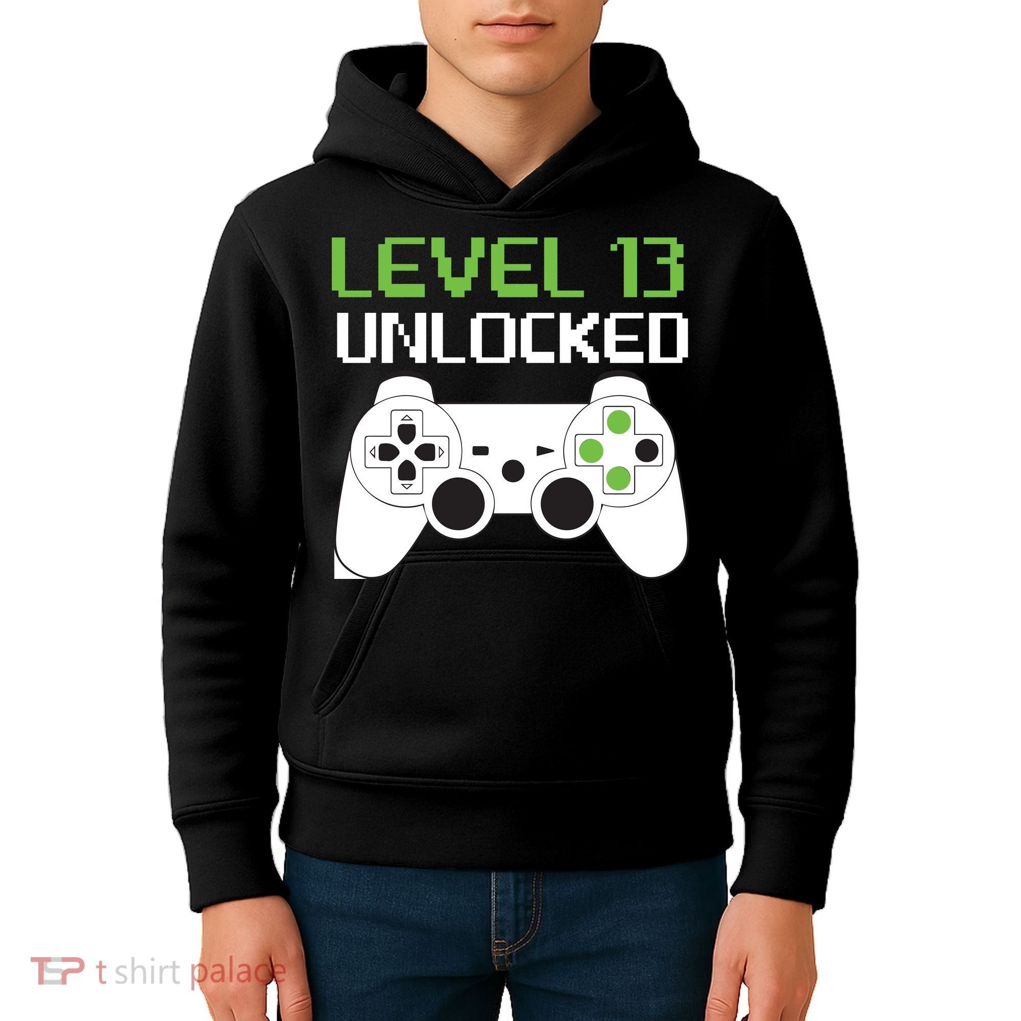 Level 13 Unlocked Teenager Kids Hoodie