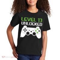 Level 13 Unlocked Teenager Kids T-Shirt thumb 2