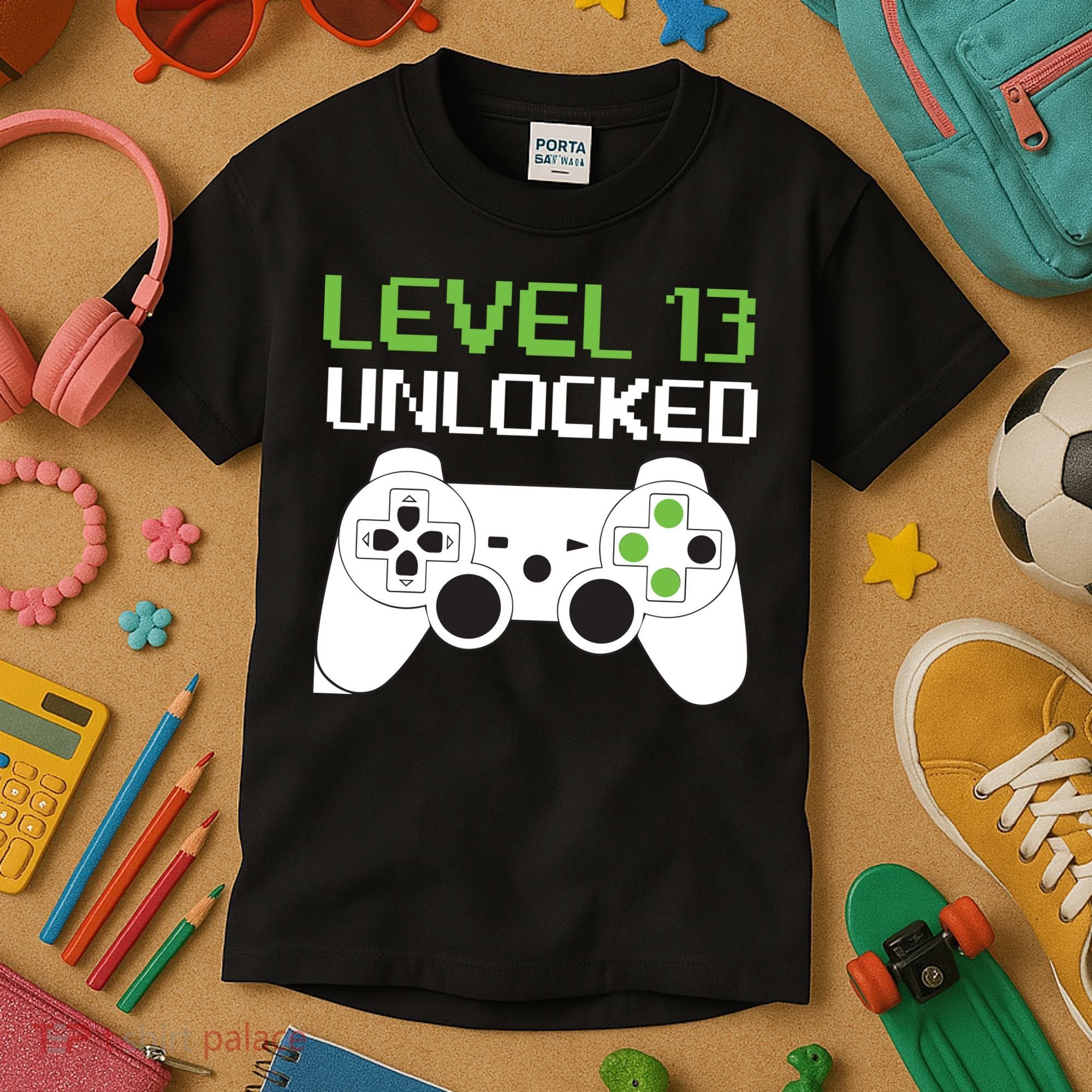 Level 13 Unlocked Teenager Kids T-Shirt