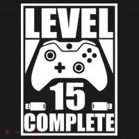 Level 15 Complete Video Gamer 15th Birthday Women's Hoodie thumb 2
