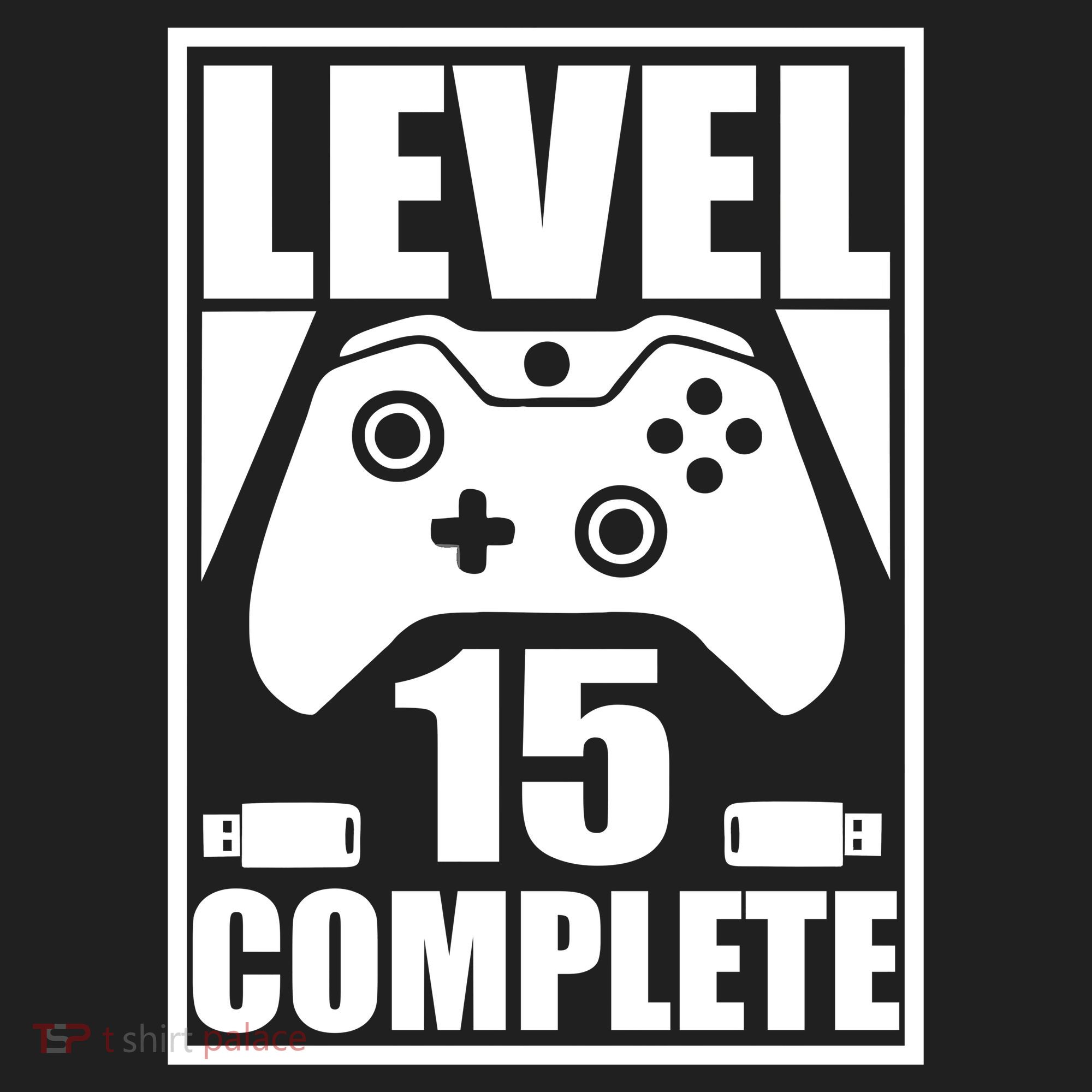 Level 15 Complete Video Gamer 15th Birthday Hat
