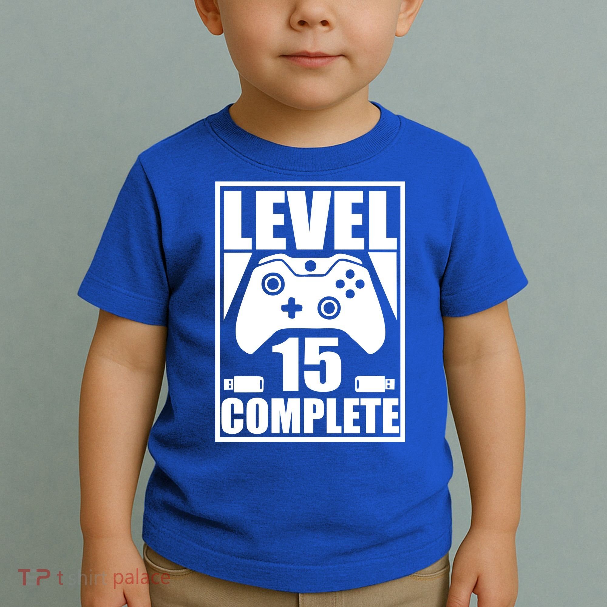Level 15 Complete Video Gamer 15th Birthday Toddler T-Shirt