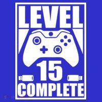 Level 15 Complete Video Gamer 15th Birthday Women's T-Shirt thumb 6