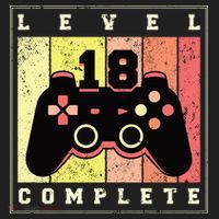Level 18 Complete Gaming 18th Birthday Women's Sweatshirt thumb 2