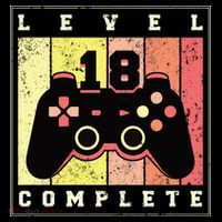 Level 18 Complete Gaming 18th Birthday Pajama Set thumb 2