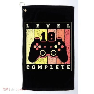 Level 18 Complete Gaming 18th Birthday Golf Towel