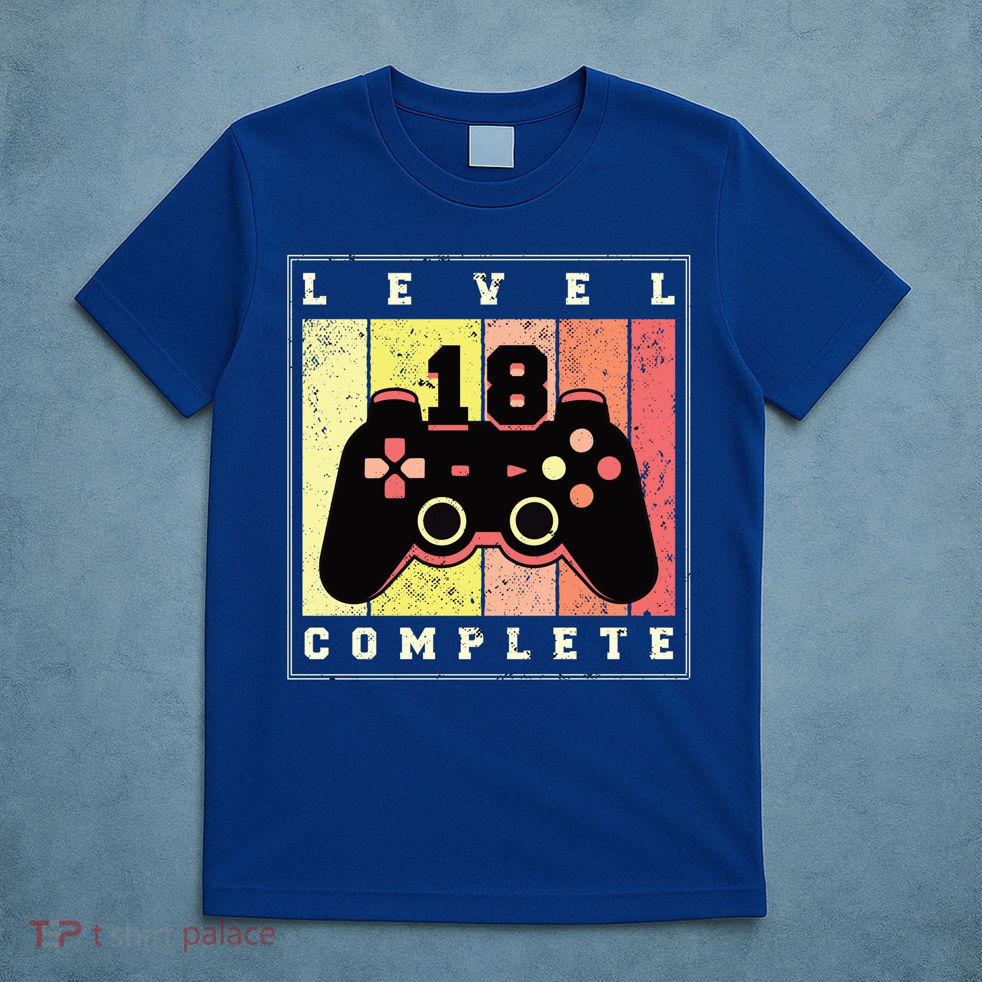 Level 18 Complete Gaming 18th Birthday T-Shirt