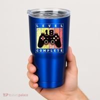 Level 18 Complete Gaming 18th Birthday Tumbler thumb 2