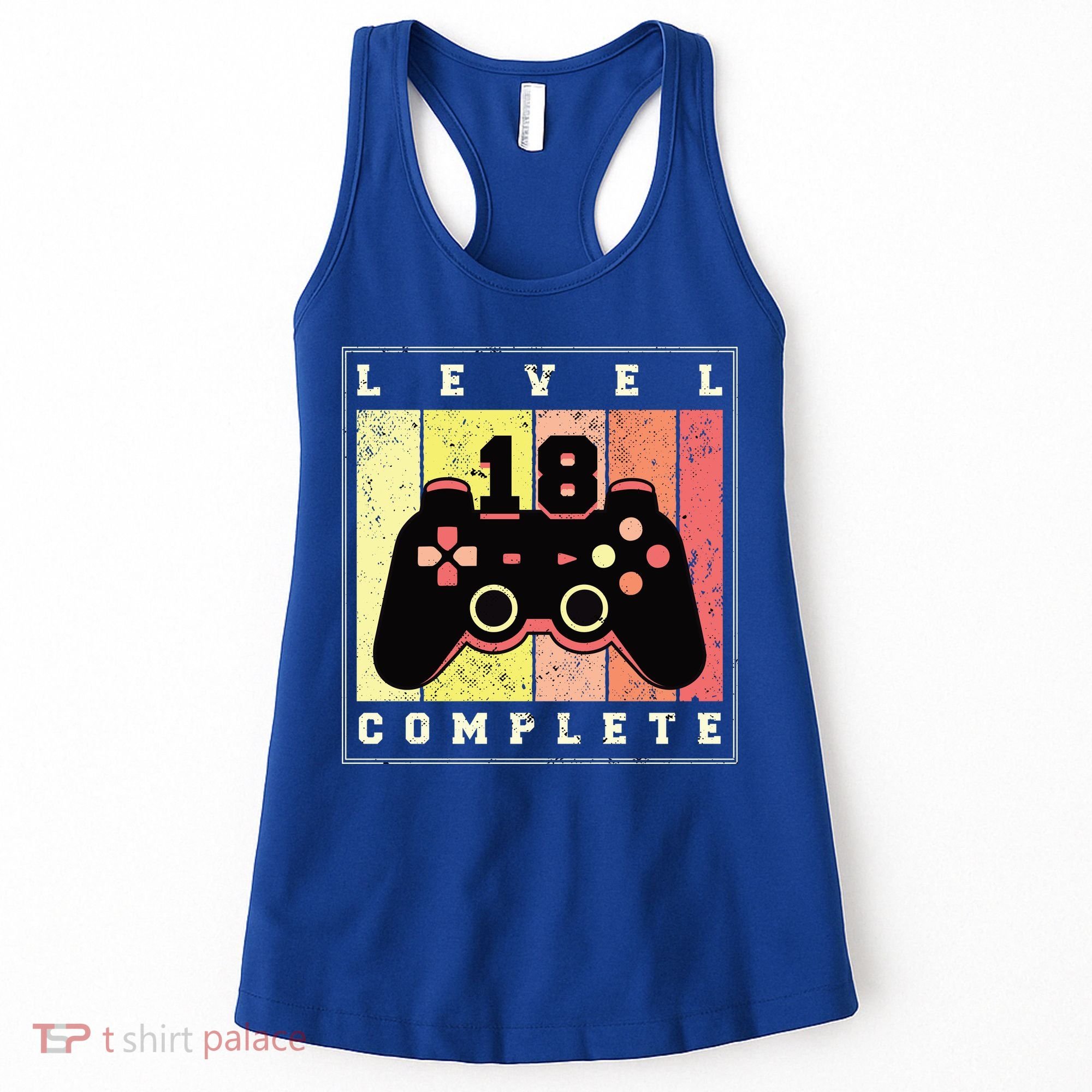 Level 18 Complete Gaming 18th Birthday Women's Tank Top