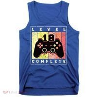 Level 18 Complete Gaming 18th Birthday Tank Top thumb 0