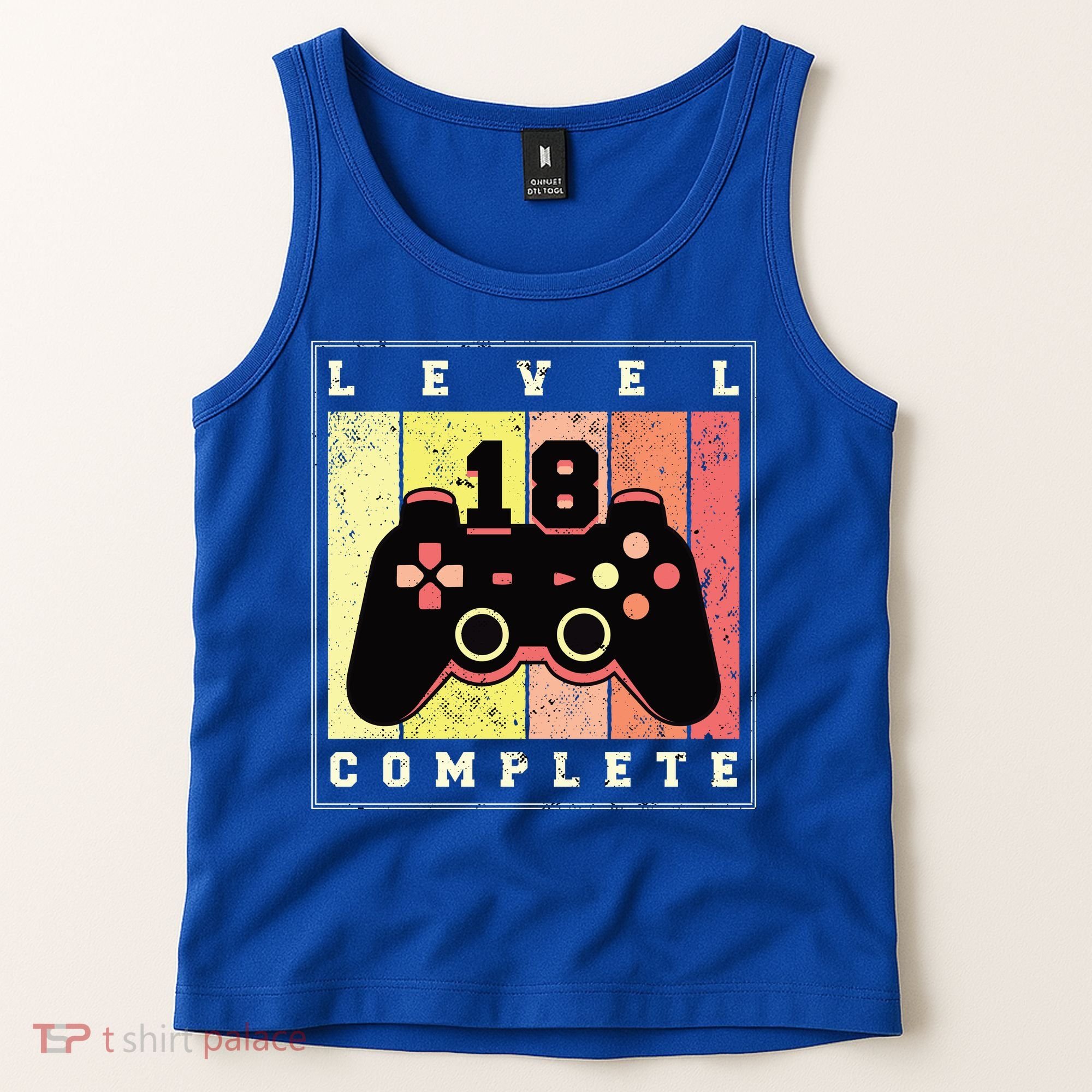 Level 18 Complete Gaming 18th Birthday Tank Top