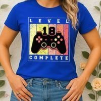 Level 18 Complete Gaming 18th Birthday Women's T-Shirt thumb 2