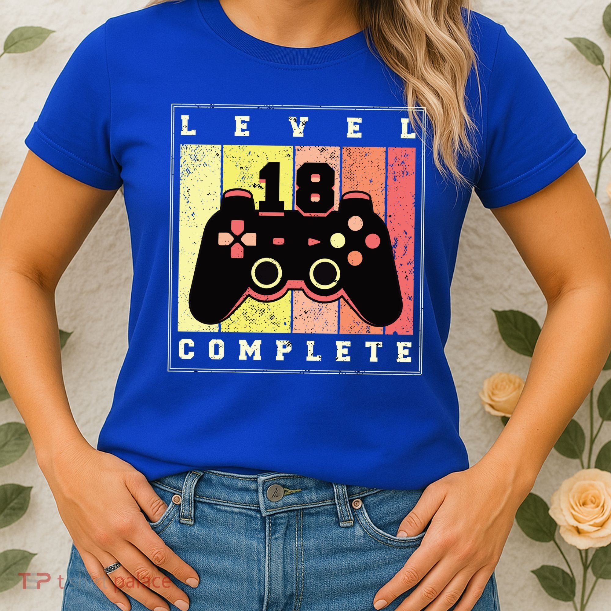 Level 18 Complete Gaming 18th Birthday Women's T-Shirt