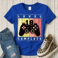 Level 18 Complete Gaming 18th Birthday Women's T-Shirt thumb 3