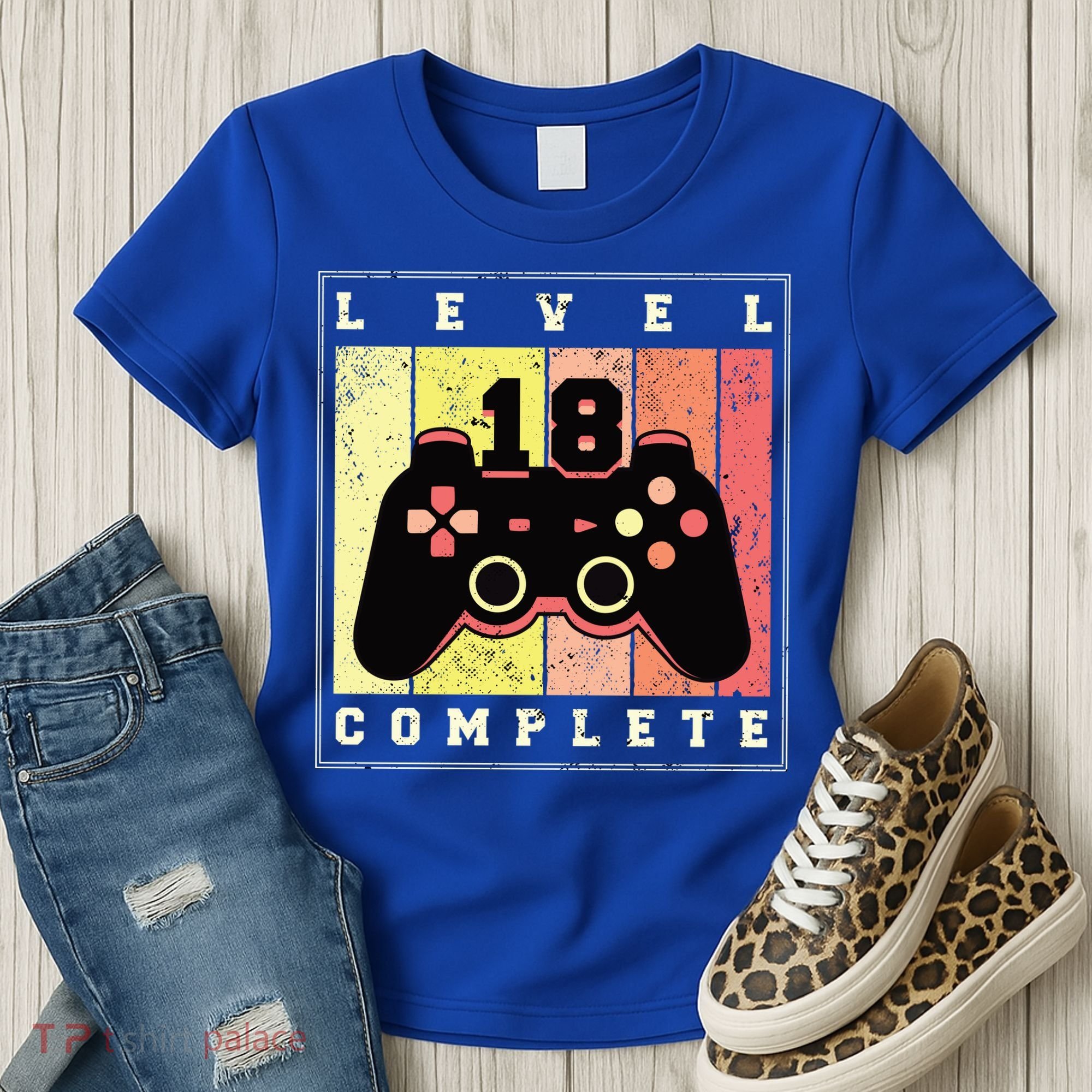 Level 18 Complete Gaming 18th Birthday Women's T-Shirt