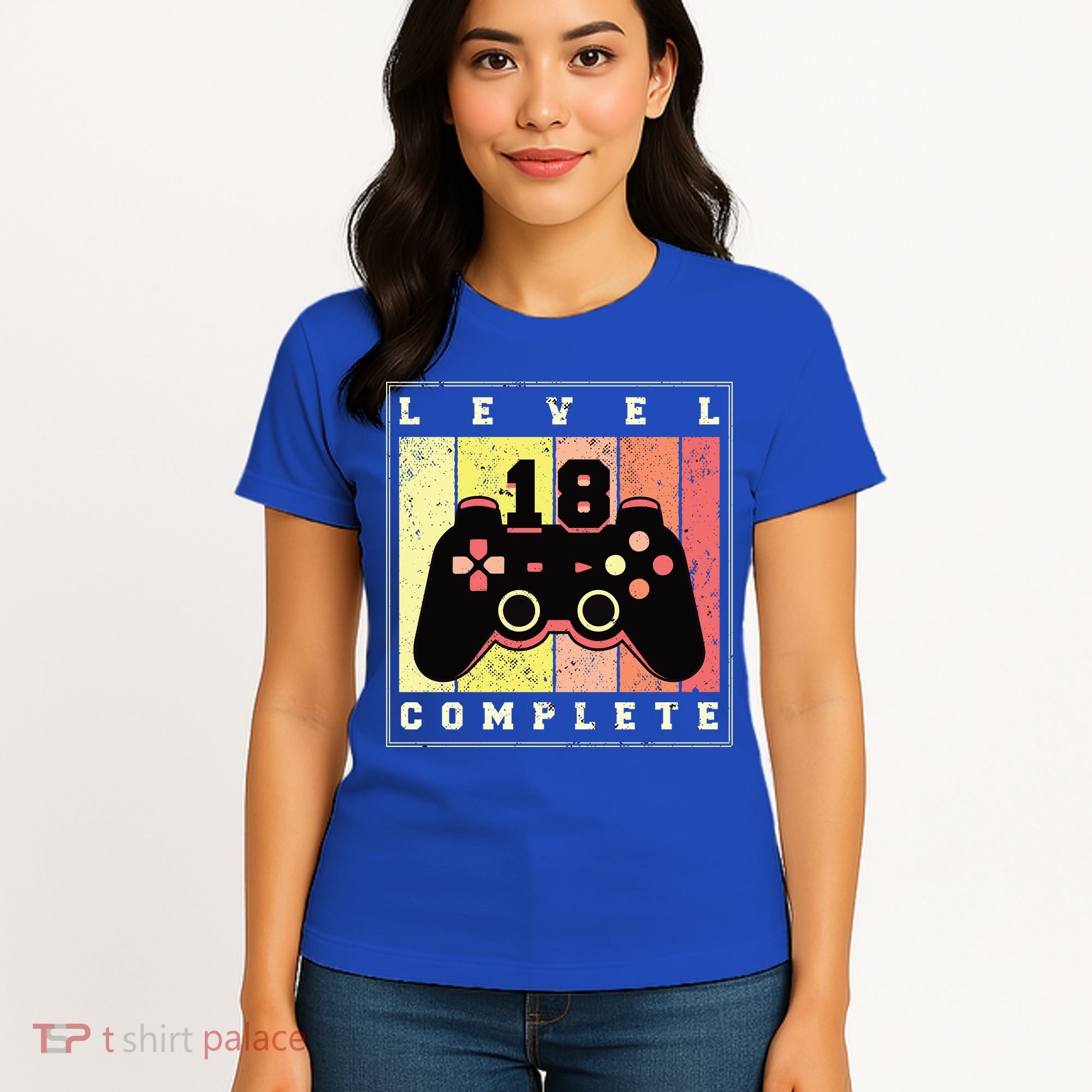 Level 18 Complete Gaming 18th Birthday Women's T-Shirt