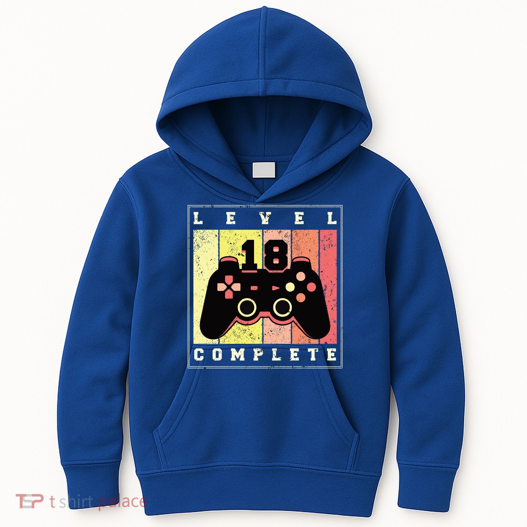 Level 18 Complete Gaming 18th Birthday Kids Hoodie