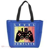 Level 18 Complete Gaming 18th Birthday Tote Bag thumb 0