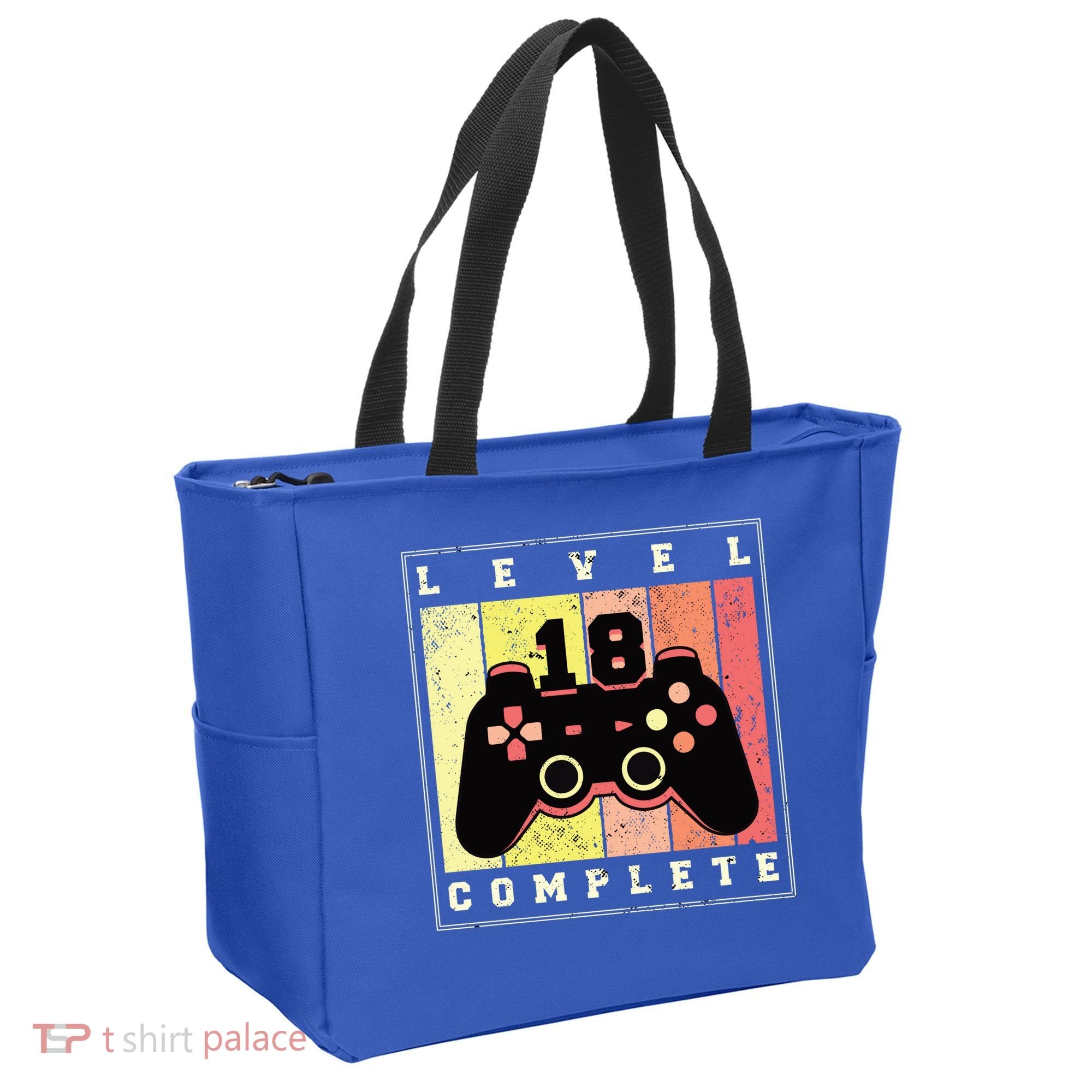 Level 18 Complete Gaming 18th Birthday Tote Bag