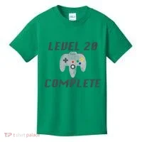 Level 20 Complete 20th Birthday Kids T-Shirt thumb 0