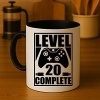 Level 20 Complete Gaming 20th Birthday Coffee Mug thumb 4