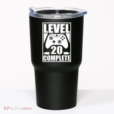 Level 20 Complete Gaming 20th Birthday Tumbler