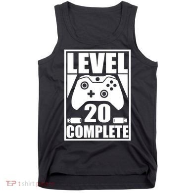 Level 20 Complete Gaming 20th Birthday Tank Top