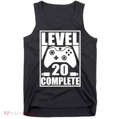 Level 20 Complete Gaming 20th Birthday Tank Top