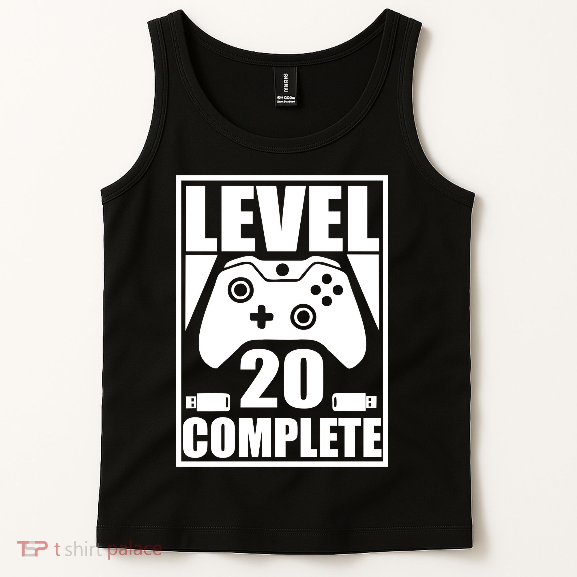 Level 20 Complete Gaming 20th Birthday Tank Top