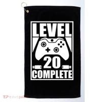 Level 20 Complete Gaming 20th Birthday Golf Towel thumb 0