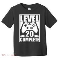 Level 20 Complete Gaming 20th Birthday Toddler T-Shirt thumb 0