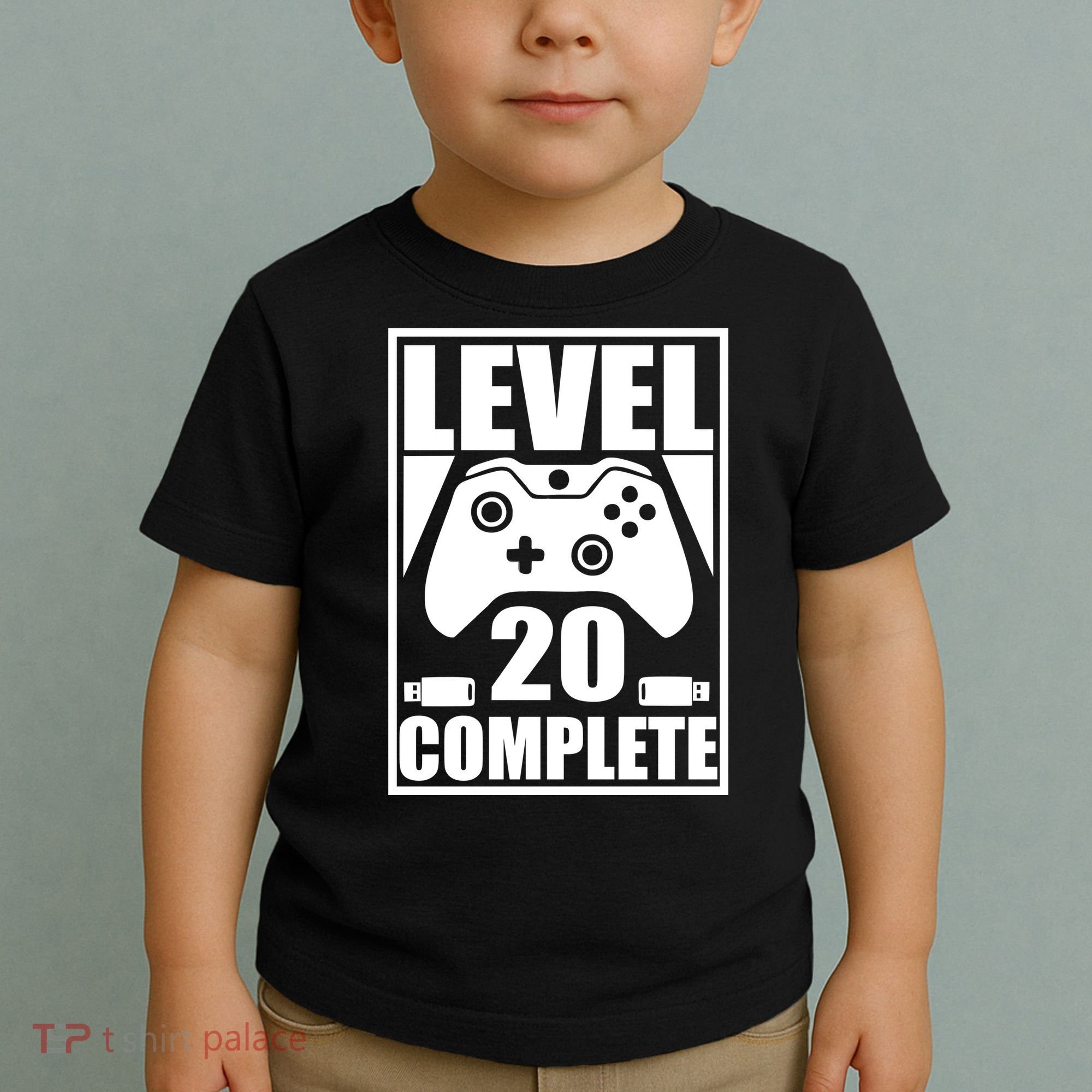 Level 20 Complete Gaming 20th Birthday Toddler T-Shirt