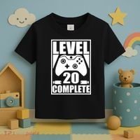 Level 20 Complete Gaming 20th Birthday Toddler T-Shirt thumb 3