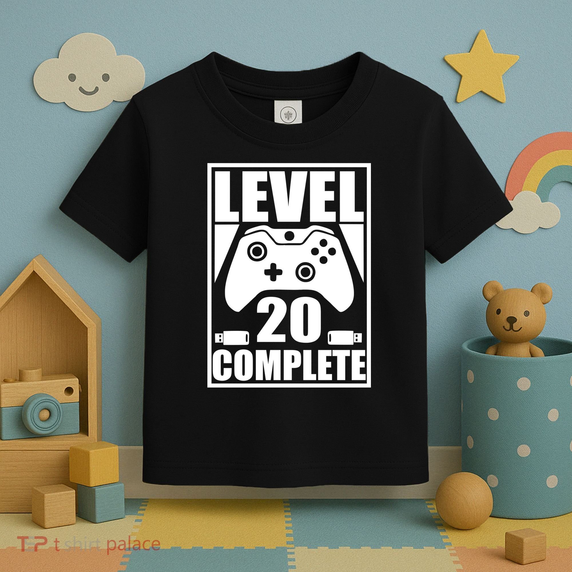 Level 20 Complete Gaming 20th Birthday Toddler T-Shirt