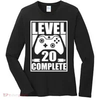 Level 20 Complete Gaming 20th Birthday Women's Long Sleeve Shirt thumb 0