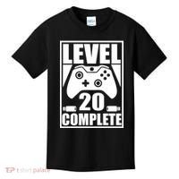 Level 20 Complete Gaming 20th Birthday Kids T-Shirt thumb 0