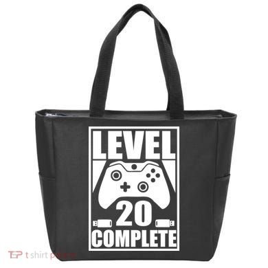 Level 20 Complete Gaming 20th Birthday Tote Bag