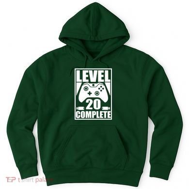 Level 20 Complete Gaming 20th Birthday Hoodie