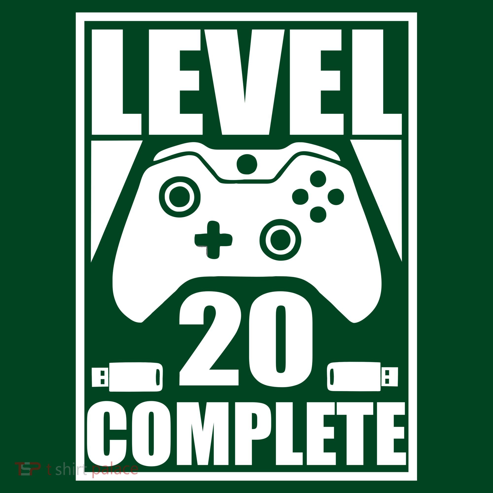 Level 20 Complete Gaming 20th Birthday Apron