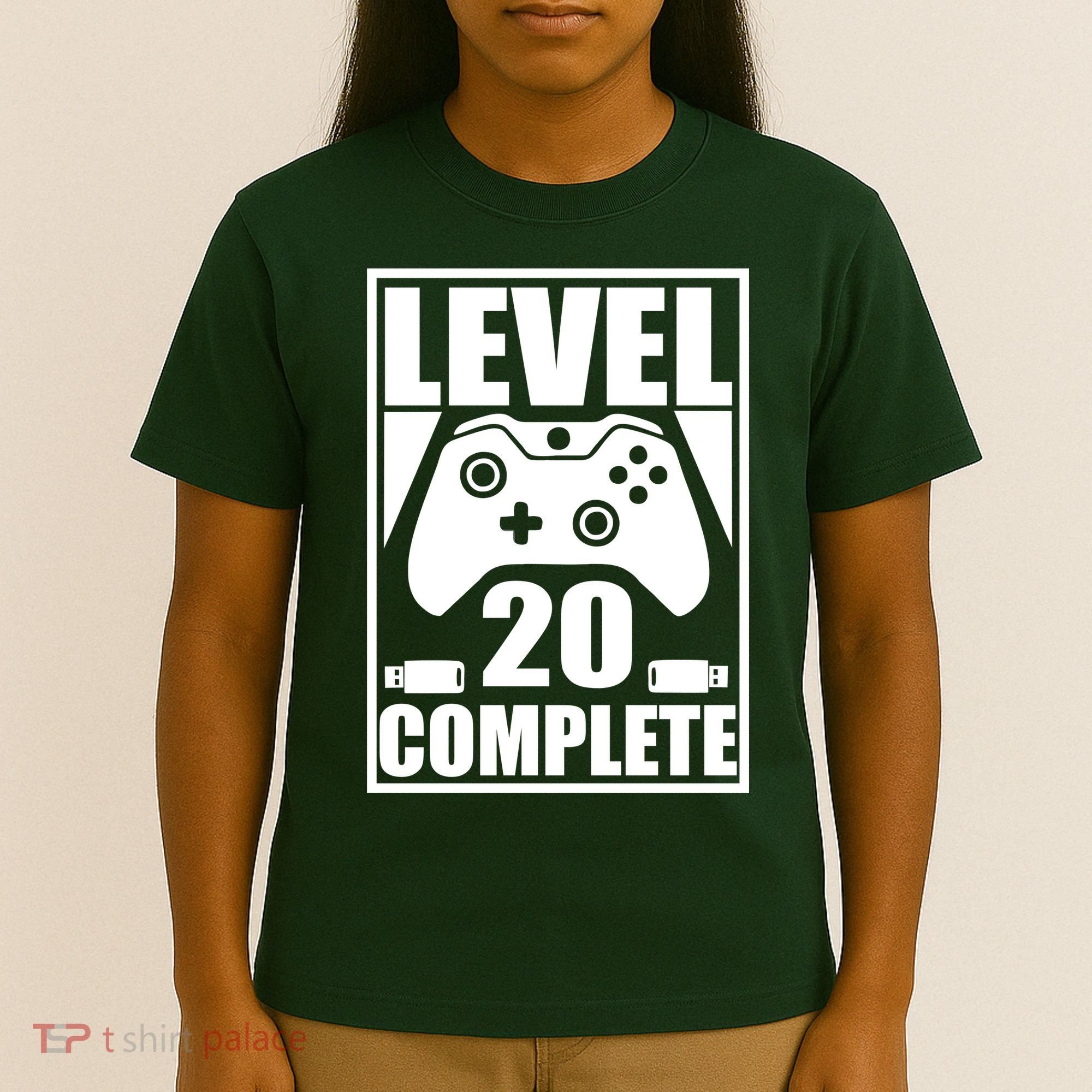 Level 20 Complete Gaming 20th Birthday T-Shirt