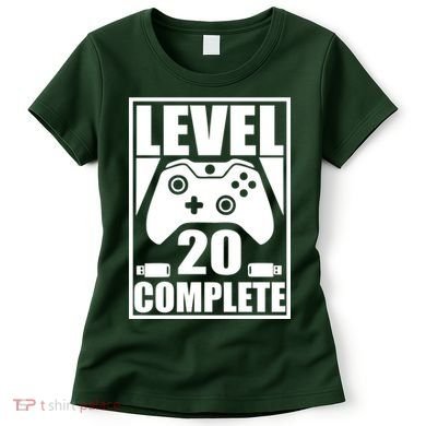 Level 20 Complete Gaming 20th Birthday Women's T-Shirt