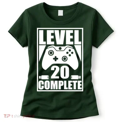 Level 20 Complete Gaming 20th Birthday Women's T-Shirt
