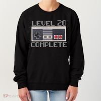 Level 20 Complete Retro Gamer 20th Birthday Women's Sweatshirt thumb 0