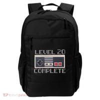 Level 20 Complete Retro Gamer 20th Birthday Backpack thumb 0