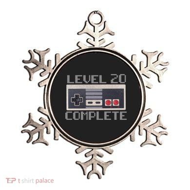 Level 20 Complete Retro Gamer 20th Birthday Ornament