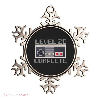 Level 20 Complete Retro Gamer 20th Birthday Ornament